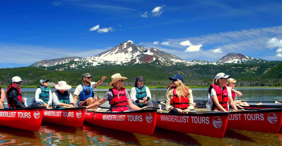 Bend: Half-Day Brews & Views Canoe Tour on the Cascade Lakes - Group Size and Location
