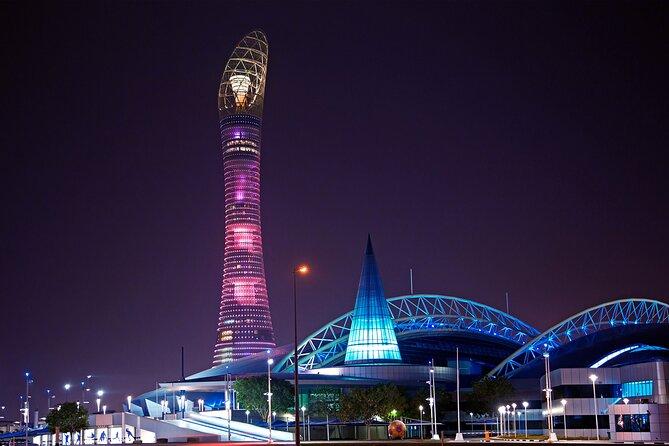 Best of Doha - Al Wakrah / Souq Waqif Markets, Khalifa Stadium and Aspire Tower - Aspire Tower - Iconic Landmark