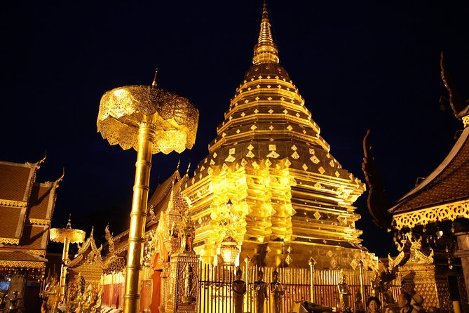 Best Seller!! Amazing Night Tour, Doi Suthep Wat Umong - Top Must Visit! - Tour Itinerary and Highlights