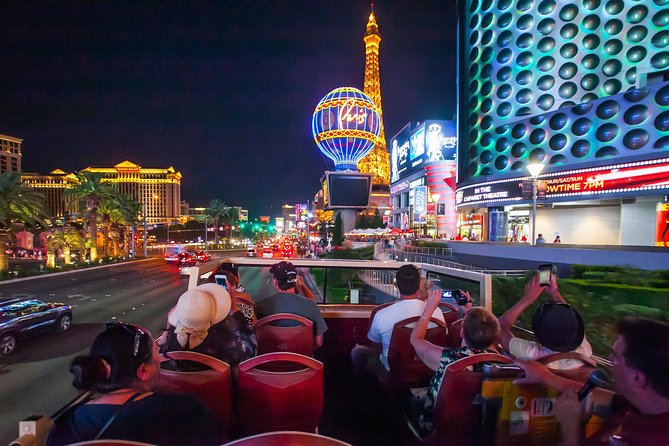 Big Bus Las Vegas Open Top Night Tour - Tour Highlights