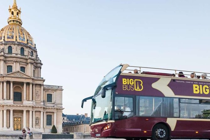 Big Bus Paris Hop-On-Hop With Eiffel Tower 2 Access With Cruise - Bus Routes and Stops
