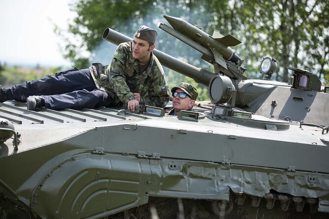 BMP Tank Driving Experience Prague - Meeting and Pickup Details
