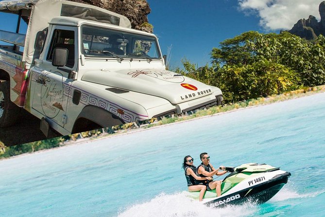 Bora Bora 4WD Tour Including Lunch at Lucky House & Jet Ski Tour - Tour Inclusions and Transportation Details
