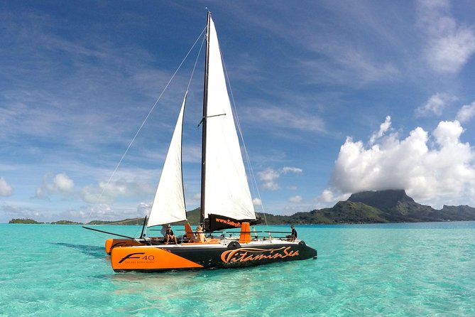 Bora Bora Half-Day Catamaran Sailing, Snorkeling and Floating Bar Experience - Catamaran Tour Information