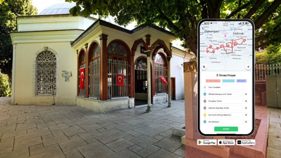 Bursa: See 5 Times Prayer With GeziBilen Digital Guide - Explore Sacred Mosques in Bursa