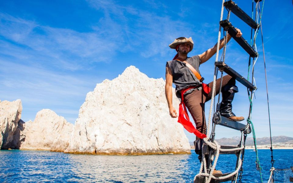Cabo San Lucas: Pirate Ship Adventure Sunset Boat Tour & BBQ - Experience Description