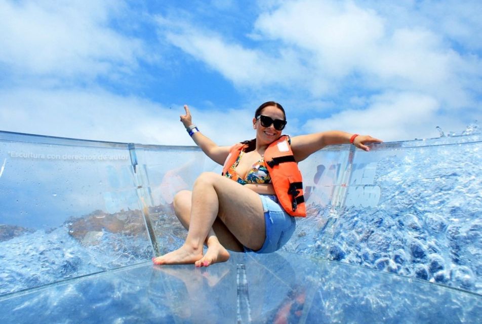 Cancun: Glass Bottom Boat Ride With Drinks - Highlights