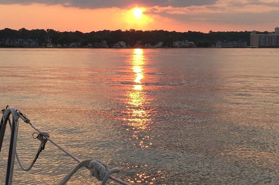 Chesapeake Beach: Sunset Sailing Cruise With Snacks - Experience Highlights