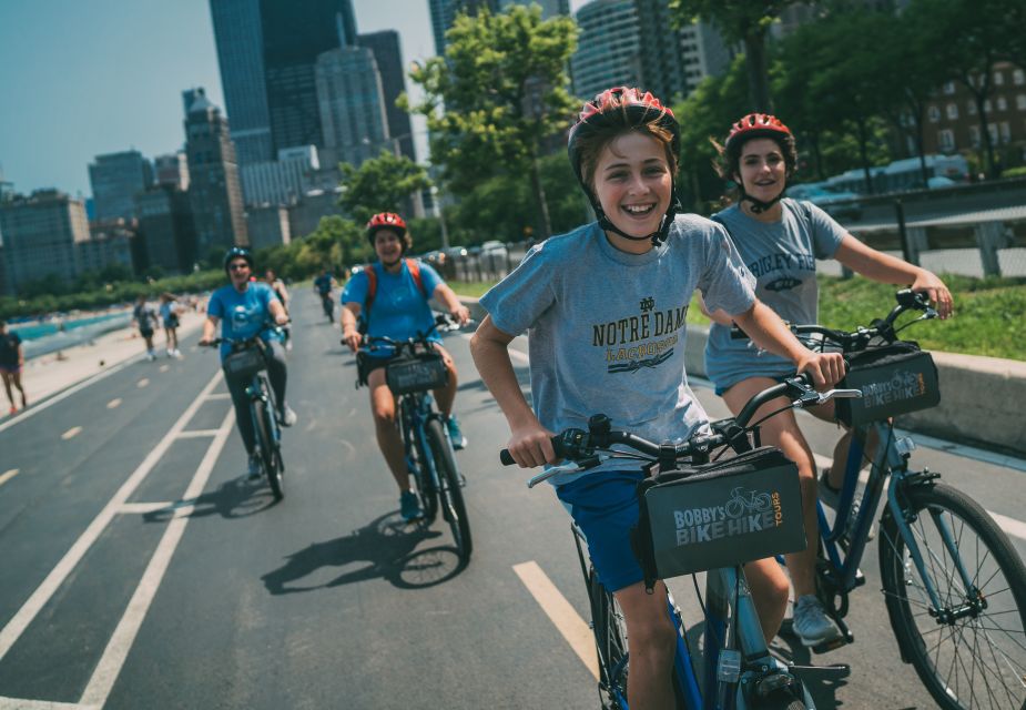 Chicago: Downtown Family Food Tour by Bike With Sightseeing - Food Sampling Itinerary