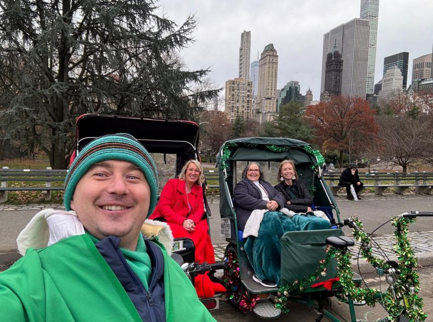 Christmas Lights And City Lights Pedicab Tour - Booking Information