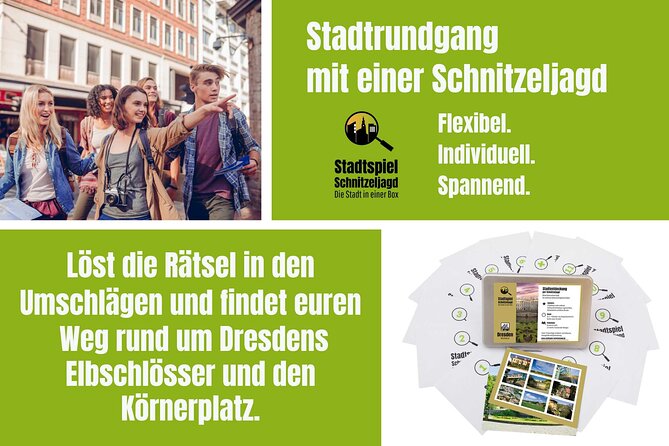 City Game Scavenger Hunt Dresden Elbschlösser - Independent City Tour - Key Highlights