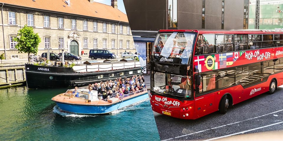Copenhagen: Hop-On Hop-Off Bus Tour With Boat Tour Option - Tour Highlights & Inclusions