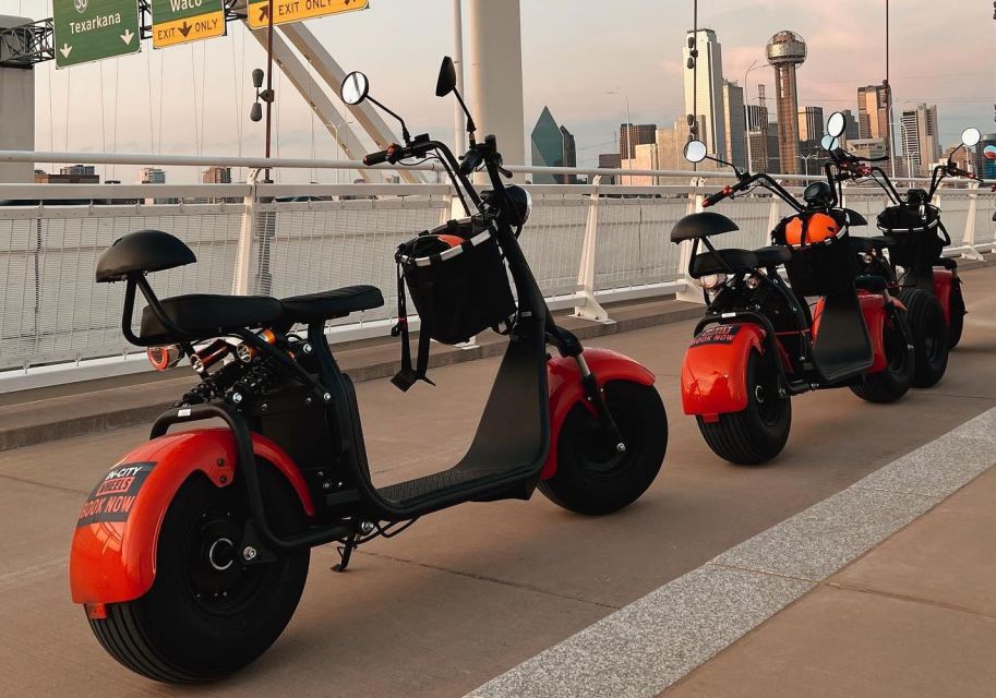 Dallas: Sunset Fat Tire E-Scooter Guided Tour - Booking Information