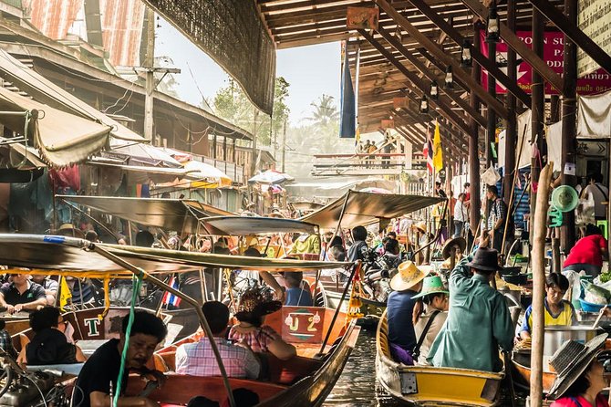 Damneon Saduak Floating Market and Erawan Waterfall From Bangkok - Meeting and Pickup Details