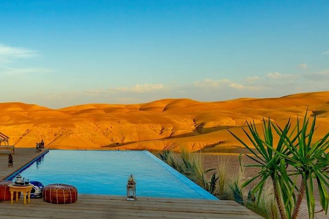 Desert Glow: Exclusive Sunset Camel Trek With Dinner in Agafay - Sunset Views