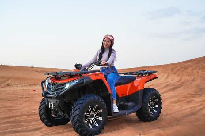 Desert Safari, Open Desert Quad Bike Experience With BBQ Dinner - Visual Content for Inspiration