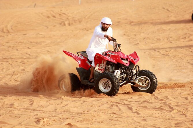 Desert Safari With BBQ Dinner, Quad Ride And And Sand-boarding - Logistics and Pickup Information