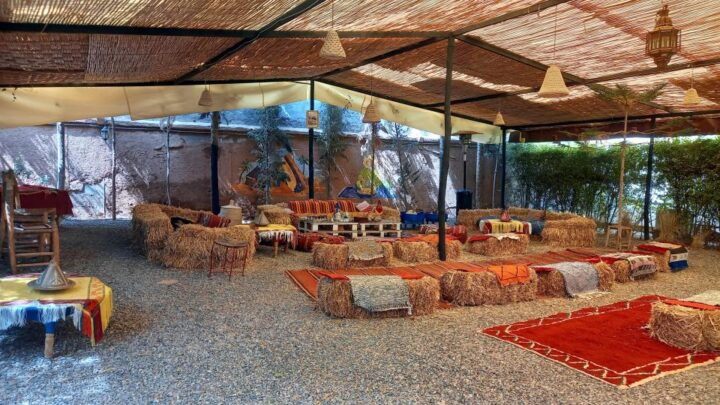 Dinner Under the Sky With Spectacl&Camel Ride Agafay Desert - Itinerary Highlights