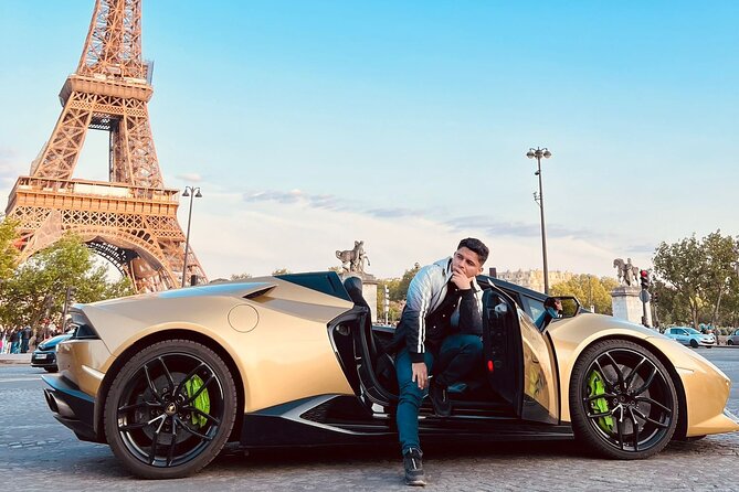 Drive The LAMBORGHINI Huracan Near The Eiffel Tower