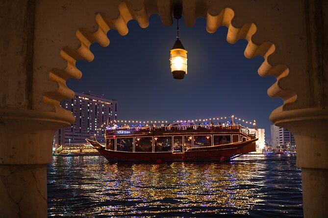 Dubai Creek Royal Dinner Dhow Cruise With Optional Pickup - Inclusions and Entertainment