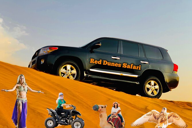 Dubai Desert Safari With 4x4 Dune Bashing,Camel Ride Sand Board - Enjoy Traditional Camel Ride Experience