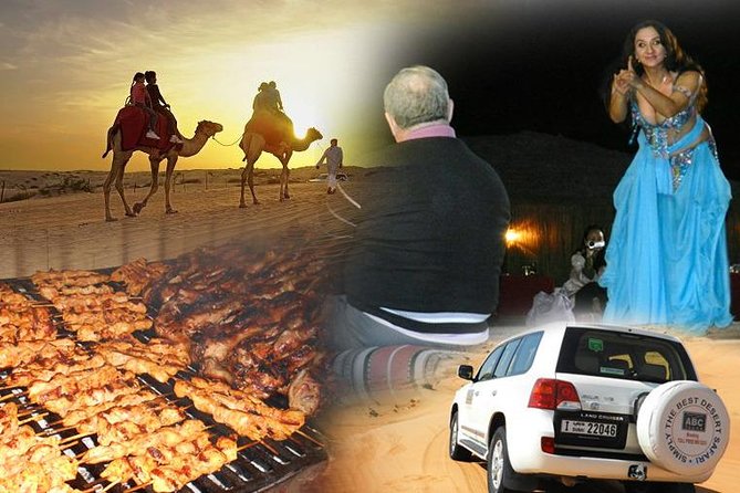 Dubai Desert Safari With Camel Ride and Barbeque Dinner - Indulge in a Delicious BBQ Dinner