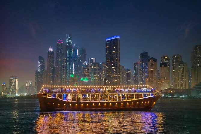 Dubai Marina Royal Dinner Dhow Cruise Including Transfers - Dining Experience