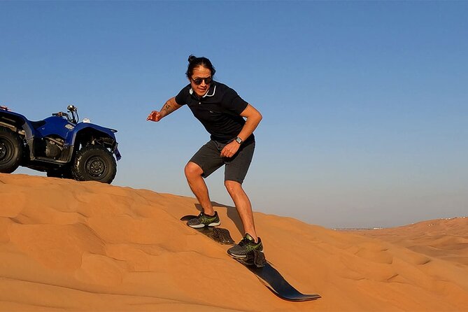 Dubai: Quad Bike Desert Adventure Safari, Desert Sand Boarding - Experience Details