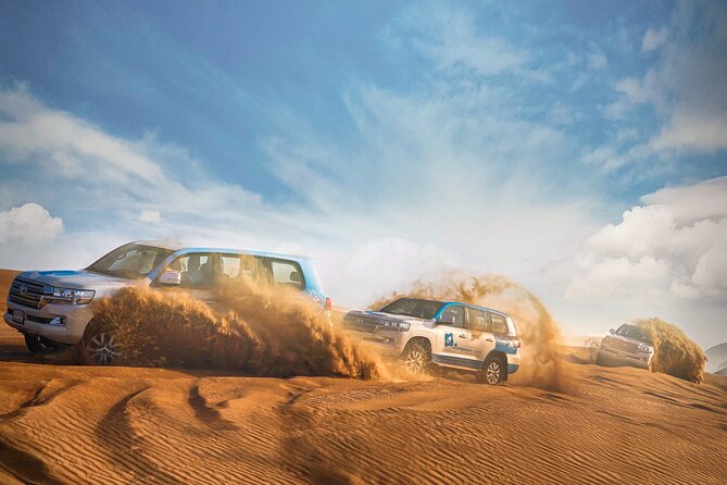 Dubai Red Dunes Desert Safari, Sandsurf, Camel & Quad Bike Option - Inclusions