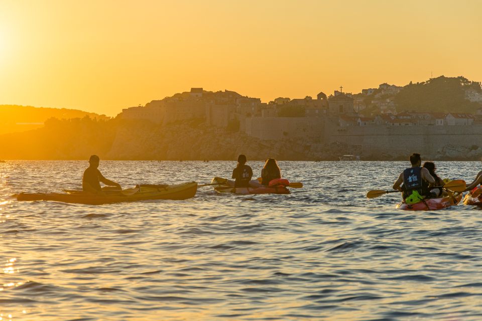 Dubrovnik: Guided Sunset Sea Kayaking With Snacks and Wine - Experience Highlights