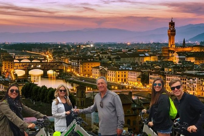 Electric Bike Night Tour of Florence With Amazing View From Michelangelo Square - Itinerary Overview