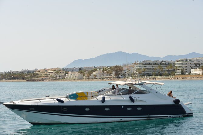Enjoy the Marbella Coast on the Sunseeker 63 Predator Yacht - Booking Information