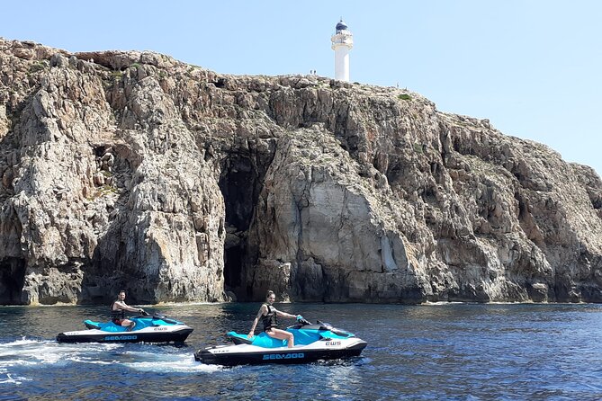 Experience 20 Minutes on a Jet Ski Cala Saona, Formentera - Route Highlights