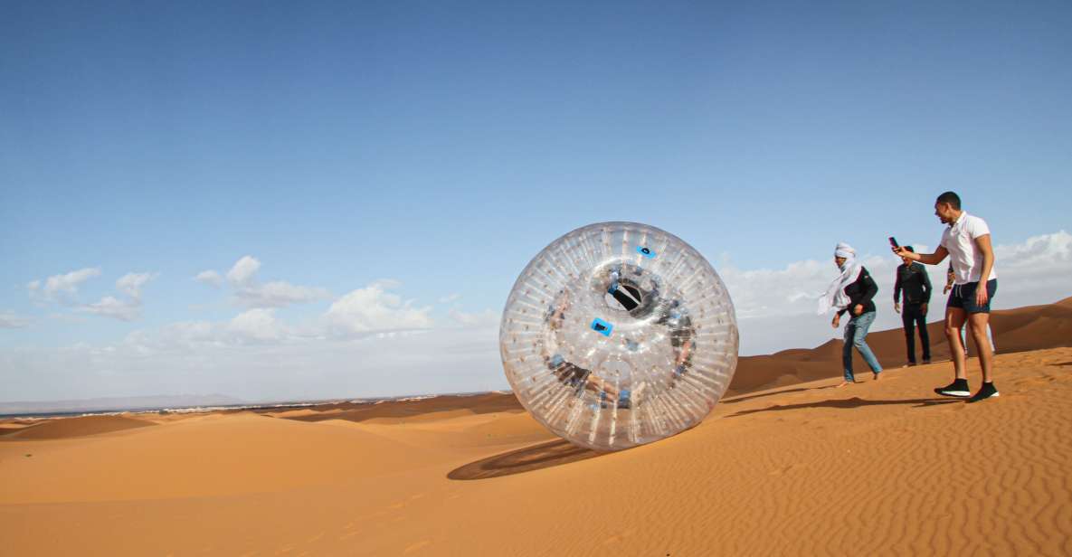 Extreme Adventure With Harness Zorbing in Merzouga Dunes - Inclusions and Logistics