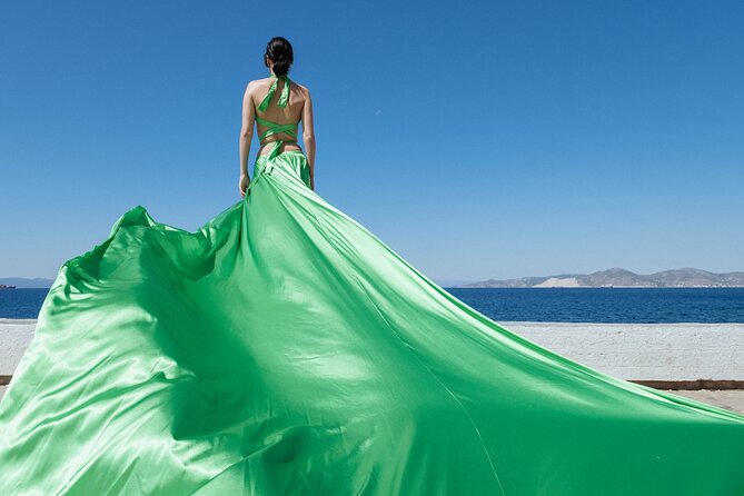 Flying Dress Private Photoshoot Santorini - Color Options for Dress