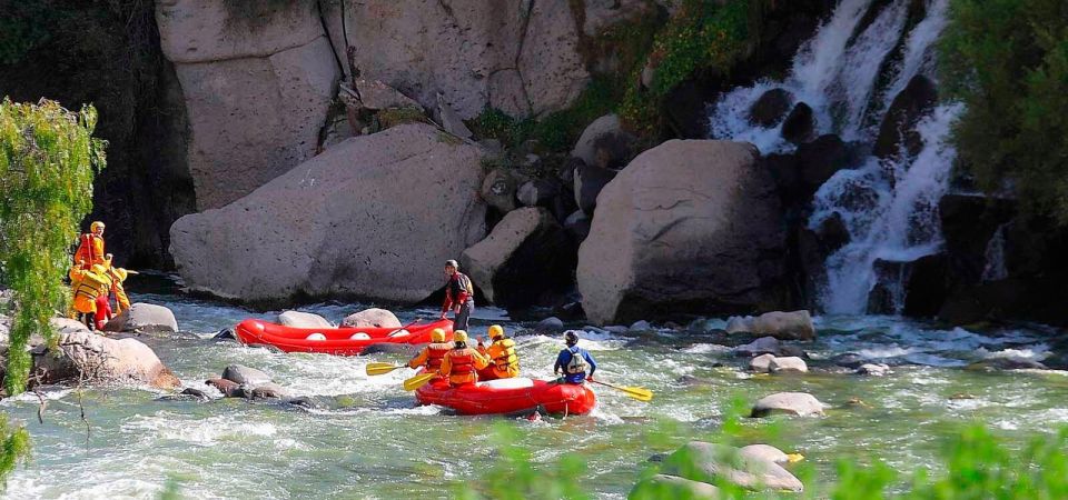 From Arequipa Rafting on the Chili River - Inclusions