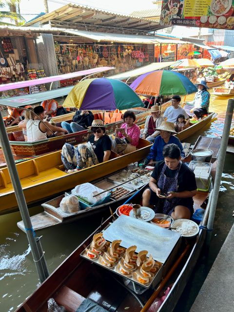 From Bangkok: Train Market & Floating Market - Experience Highlights