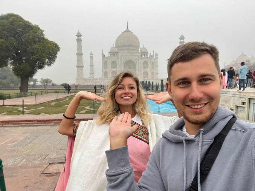 From Delhi: Taj Mahal Day Trip by Car With Guide - Experience the Taj Mahal Romance