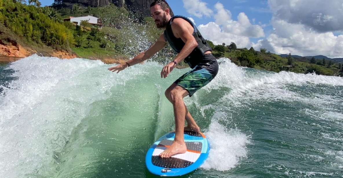 From Guatape: 1-Hour Wakeboarding - Experience
