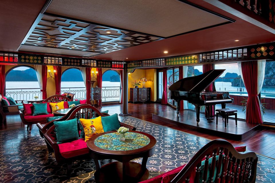 From Halong: 1 Night Indochine Premium Luxury Cruise - Ship Features & Amenities