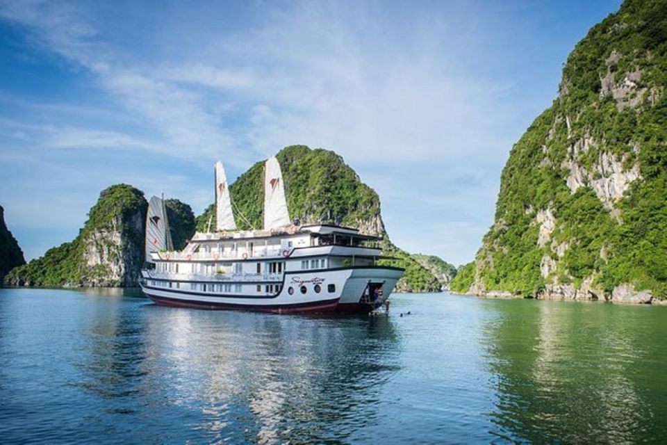 From Hanoi: 2-Day Bai Tu Long Bay Luxury Cruise With Jacuzzi - Onboard Amenities and Activities