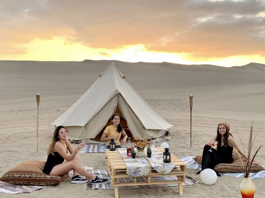 From Ica or Huacachina: Glamping in the Ica Desert 2D/1N - Adventure Activities in Ica Desert