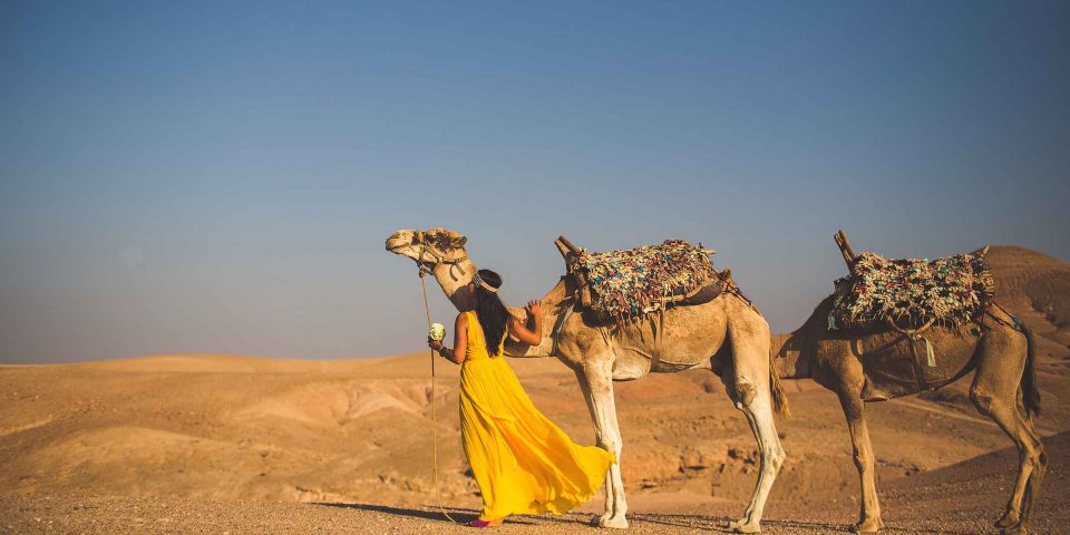 From Marrakech: 1-Hour Sunset Camel Ride in Agafay Desert - Experience Details