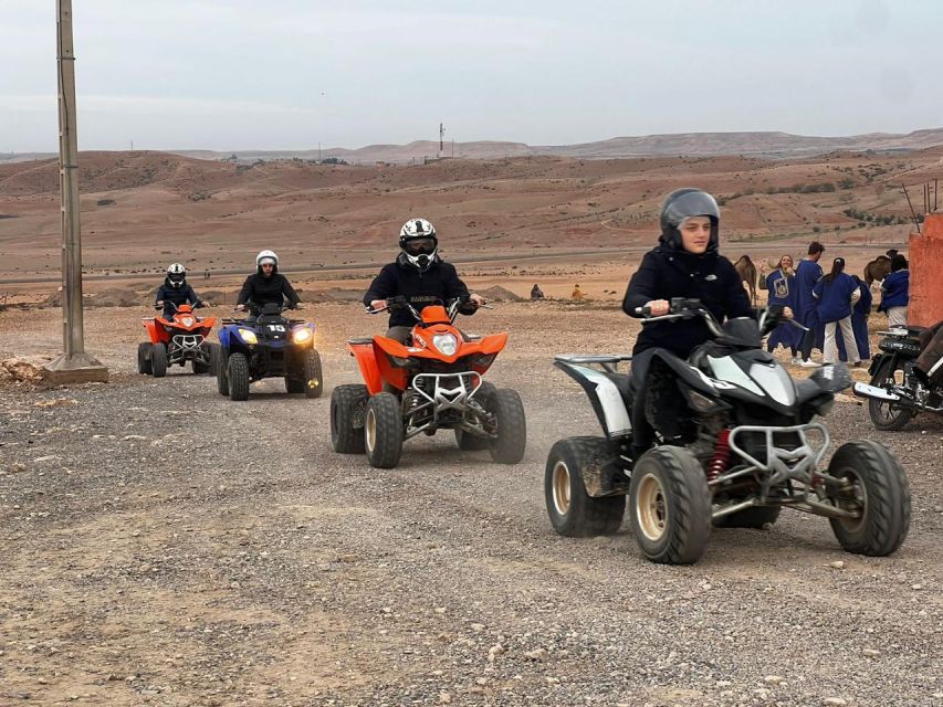 From Marrakech: Agafay Desert Quad Biking Tour With Transfer - Activity Experience