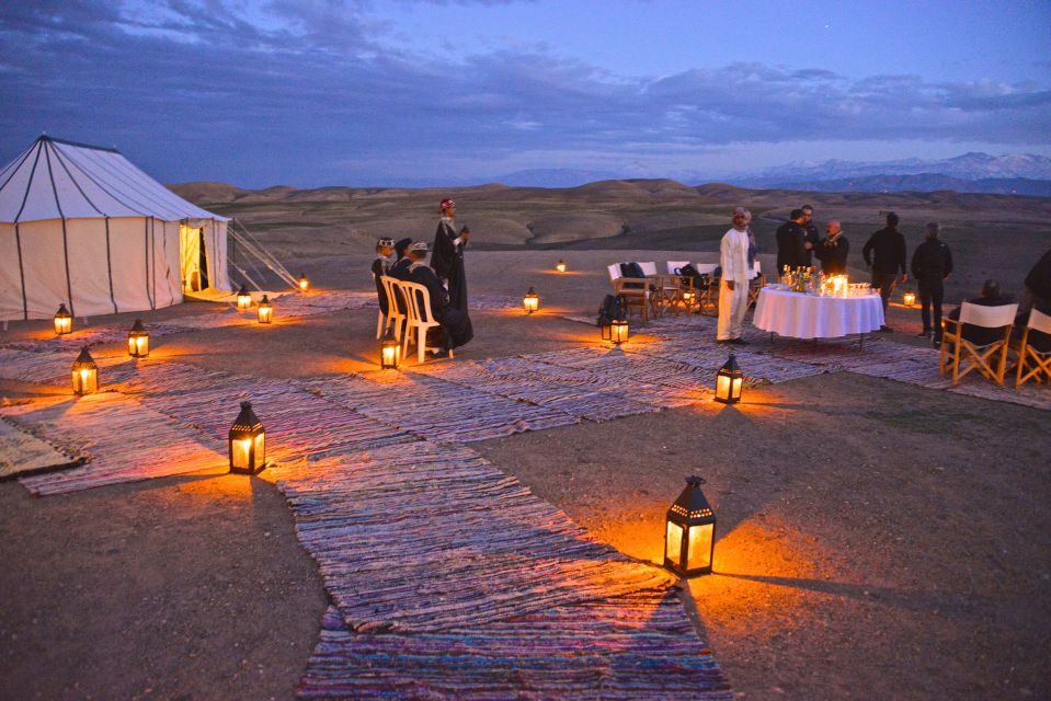 From Marrakech : Magical Dinner in Agafay Desert Wit Camel - Experience Highlights