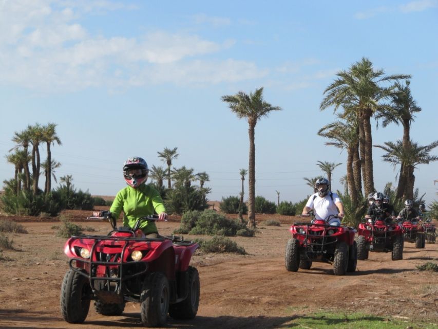 From Marrakech : Palm Grove Quad Bike Tour - Booking Details and Flexibility
