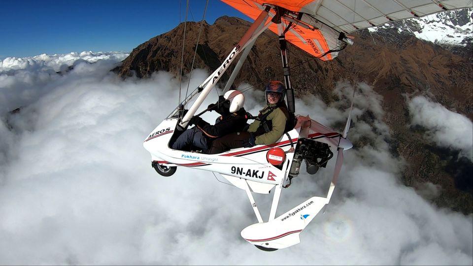 From Pokhara: 60 M. Ultralight Flight (Manaslu-Dhaulagiri) - Flight Experience
