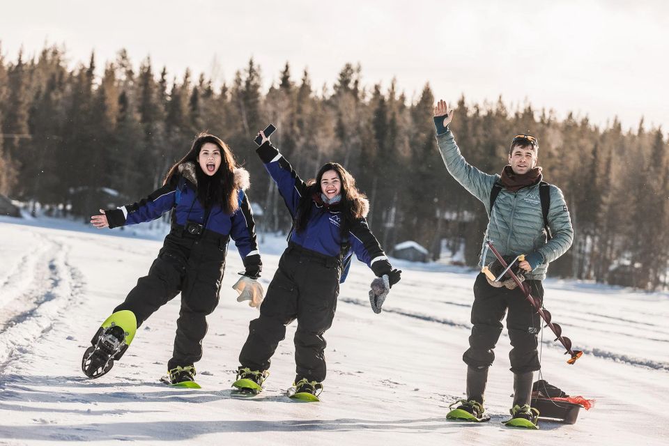 From Rovaniemi: Snowshoeing and Ice Fishing Tour - Experience Highlights