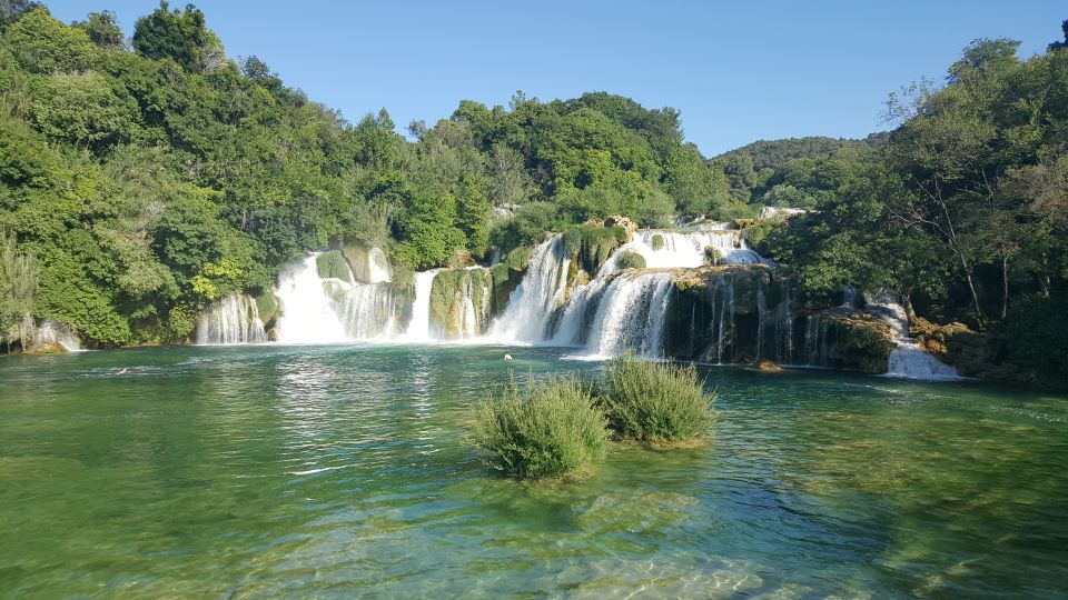 From Split & Trogir:Krka Waterfalls, PrimošTen Swimming Time - Krka National Park Exploration
