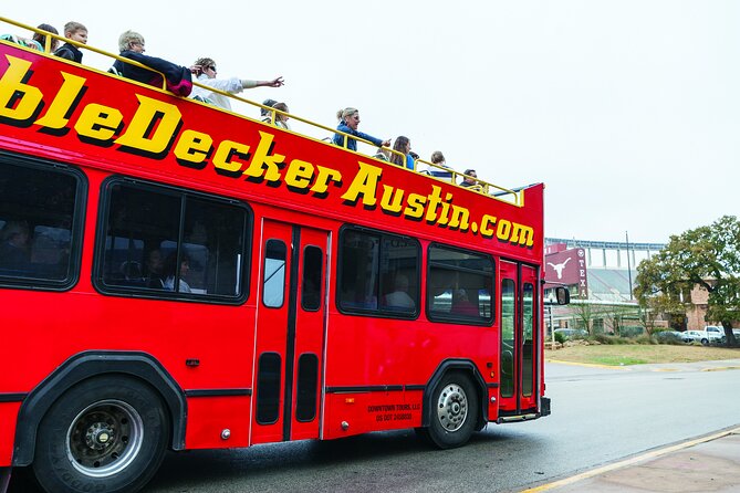 Full-Day Double Decker Austin Hop On Hop Off Sightseeing Tour - Pricing Information